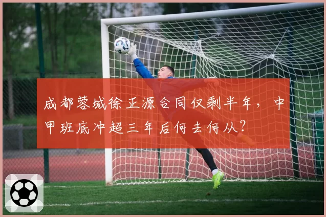 成都蓉城徐正源合同仅剩半年，中甲班底冲超三年后何去何从？